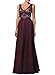 Miusol® Women's Deep-V neck Elengant Halter Retro Bridesmaid Prom Maxi Dress