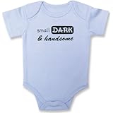 Message Bodysuit - Small, Dark, and Handsome - 0-3 Months