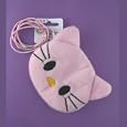 Girls Cat Face Purse with 6 Hair Elastics'