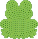Frog Pegboard for Perler Fuse Beads