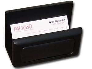 Blackwood & Leather Business Card Holder