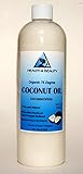 Coconut Oil 76 Degree Organic Carrier 100% Pure Cold Pressed 16 oz