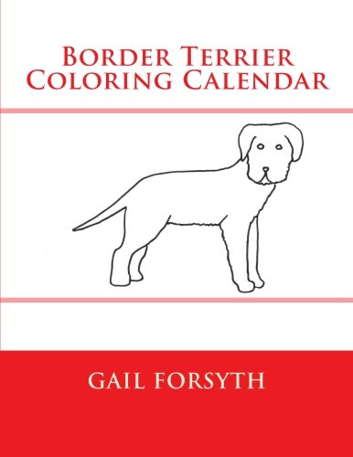 Border Terrier Coloring Calendar