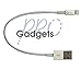 GadgetsPRO Lightning to USB Cable for all Apple Lightning devices, Short 0.2m/8.5in (Single pack)