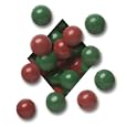 Koppers Christmas Candy Coated Malted Milk Balls, Red & Green, 5-Pound Bag