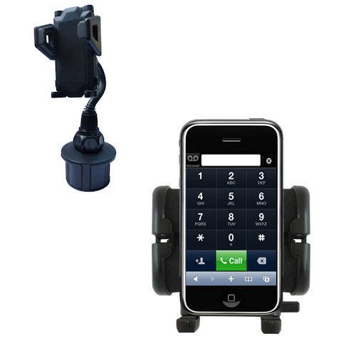 Car Cup Holder for the Apple iPhone 3GS - Gomadic Brand