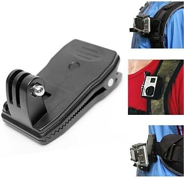 RAR Fat Cat 360' Rotary Backpack Rec-mounts Clip Fast Clamp Mount for GoPro Hero4 / 3+ / 3 / 2 / SJ4000