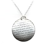 Sterling Silver Love Sonnet Pendant
