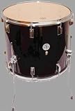 HB 18 � x16 � depth Floor Tom - 16 Lug - Deep Ocean Black - B000...