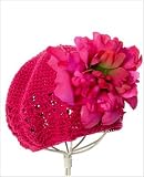 ~ Jamie Rae Crochet Raspberry Small Rose Hat *Many Rose Colors!*