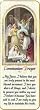 12 Mini-Bookmark Remembrances with Communion Prayer in English, 2.25" x 6" - Girl