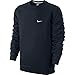 Nike Mens Crew-Neck Sweatshirt Dark Obsidian/White 611467-473 Size Medium