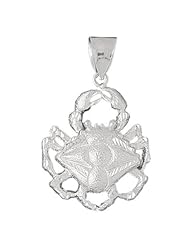 Clevereves 14K White Gold Pendant Crabs 12.7 - Gram(s)