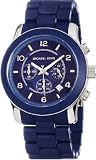 41reU 1X5EL. SL160  Michael Kors Mens MK8159 Oversize Navy Silicone Runway Watch