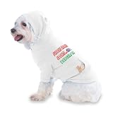 Support Organized Sports Kiss A DODGERS Fan Hooded (Hoody) T-Shirt with pocket for your Dog or Cat SMALL White