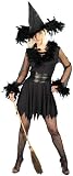 Fancy Dress Halloween Costume - Sexy Feathered Witch