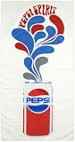 Pepsi-Cola 1970's Vintage Beach Towel, White