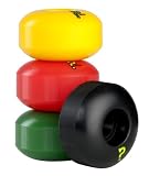 Enuff Refreshers 53mm Skateboard Wheels - Rasta Mixers