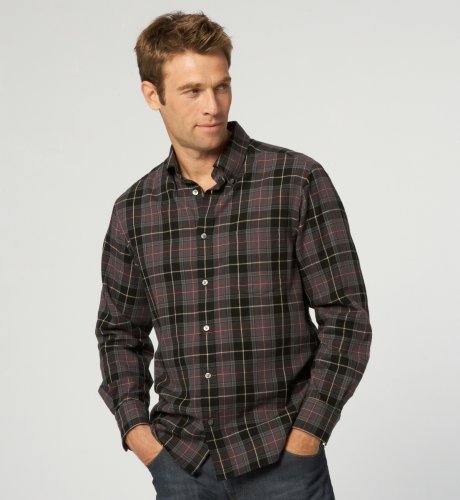 Big & Tall Blue Harbour Pure Cotton Long Sleeve Check Shirt