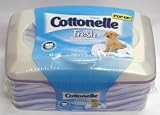 Cottonelle Fresh Flushable Moist Wipes, Pop-up Tub, 42 Count (Pack of 4) 168 Wipes Total