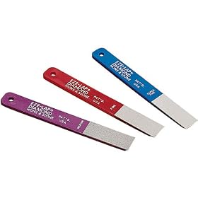 3 Piece Diamond Hone Sharpening Set