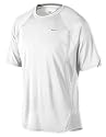 Nike White Dri-FIT UV Essential Mens Running Shirt