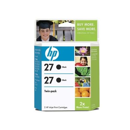 (C9322FN) HP 27 Black Twinpack Inkjet Cartridgethumbnail
