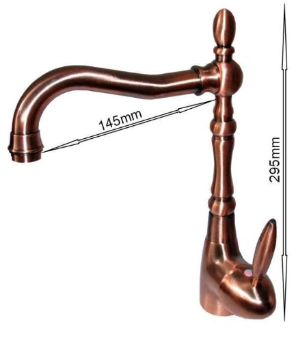 Nostalgie Retro Küchen Armatur im Landhausstiel Kupfer « »»» Günstige