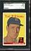 1958 Topps Baseball Card #1 Ted Williams SGC 30 Good 2 - MLB Baseball Cards