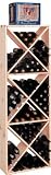 Wine Cellar CPSDC Rustic Pine Solid Diamond Cube Wine Rack,