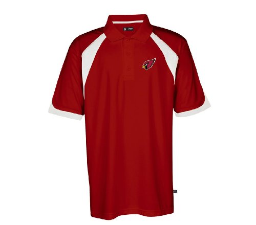 Arizona Cardinals Field Classic II Short Sleeve Polo, Medium
