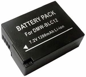 DigiEspow New Replacement Digital Camera Battery for PANASONIC Lumix DMC-GH2HK PANASONIC Lumix DMC-GH2K PANASONIC Lumix DMC-GH2S;fits PANASONIC DMW-BLC12 Batteries[ 7.2V 1200mAh Black ]