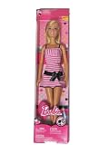 Barbie Doll w/ Pink Stripe Dress