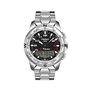 Tissot Men's T0474204405700 T-Touch II Men's Black Quartz Touch Watch