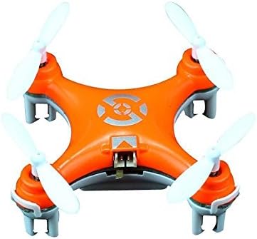 Mini Pocket Drone 4CH 6 Axis Gyro RC Micro Quadcopter with 3D Flip Headless Mode, One Key Return Nano Copters RTF Mode 2 (Orange)