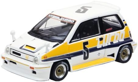 EBBRO 1/43 Honda City Turbo R 1982 Suzuka K.Acheson # 5 white / yellow