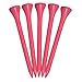 Pride Golf Tee, 2-3/4 inch Deluxe Tee, 50 Count Bag, Citrus Pink