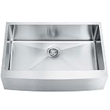 Vigo Industries VGR3320C Gauge Single Bowl Farmhouse Kitchen Sink, Steel