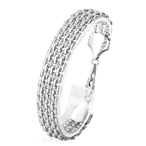 U7 men s cool platinum plated chain bracelet