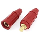 uxcell 溶接ケーブルコネクタ　DKL-50　200-315A　 170 x 36mm　金属、