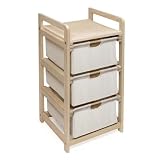 Hamper 3-Drawer Storage Unit- Natural by Badger Basket