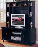 Plasma TV Console With Hutch