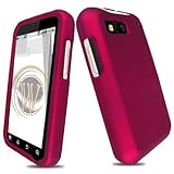 Rose Pink Rubberized Hard Case for Motorola Defy (MB525)