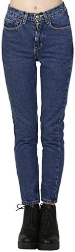 Echo Club House Women's High Waist Mum Medium Wash Jeans 28 Blue