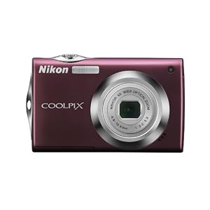 Nikon Coolpix S4000 12 MP Digital Camera with 4x Optical Vibration Reduction (VR) Zoom and 3.0-Inch Touch-Panel LCD (Plum)