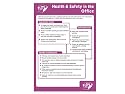 Stewart Superior Health and Safety Poster Laminated Office Safety H420xW595mm Ref HS041