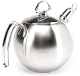Chantal Brushed Stainless 1-1/3-Quart Tea Ball