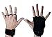 Fit Active Sports Gymnastics Grips 3 Finger for Gym Workout, Cross Training, Muscle Ups Weightlifting - Men and Women (Black, Medium)