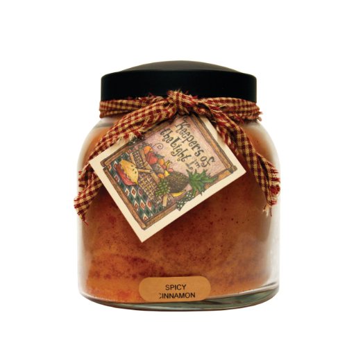 A Cheerful Giver Spicy Cinnamon Papa Jar Candle, 34-Ounce