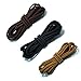 [GGT Tiger] Unisex High Top Sneakers Elastic ROUND Rubber Shoelaces (3 colors) / Boots compatible
